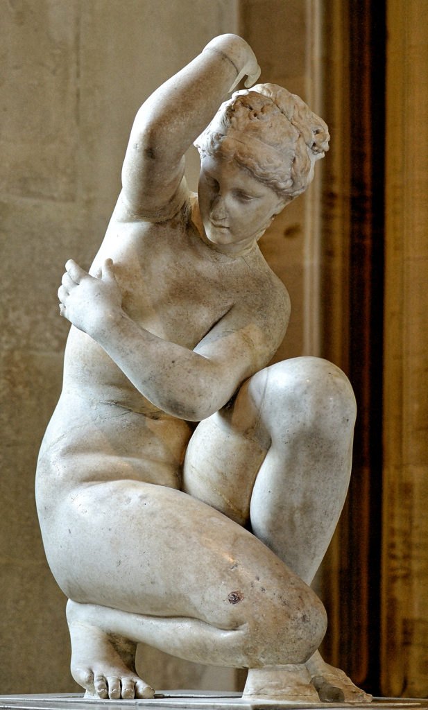 Crouching Aphrodite, Musee du Louvre, Paris, France, Aphrodite Accroupie, 5