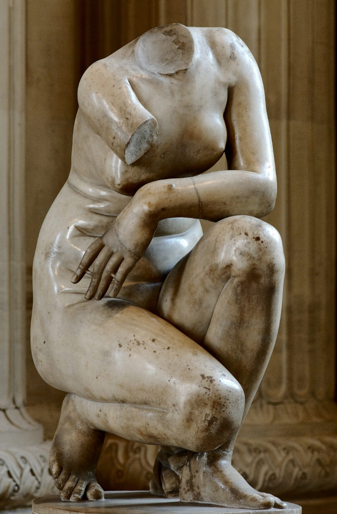 Crouching Aphrodite Sully Room 17, Louvre 1, A