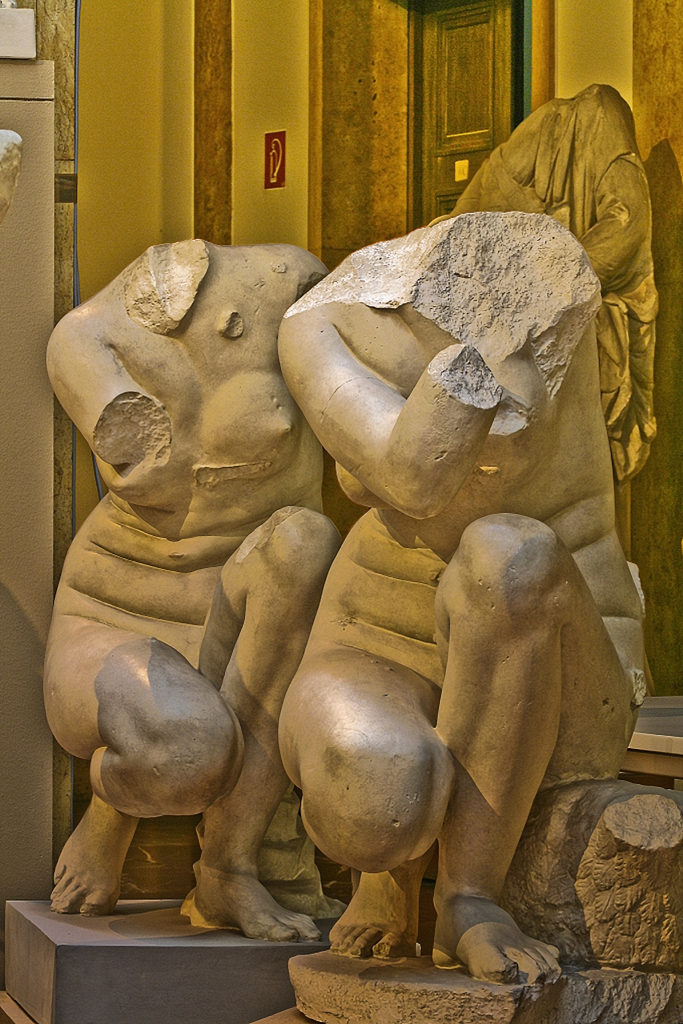 Crouching Aphrodite, 1,B & 2,B, Munich Plaster Cast Collection