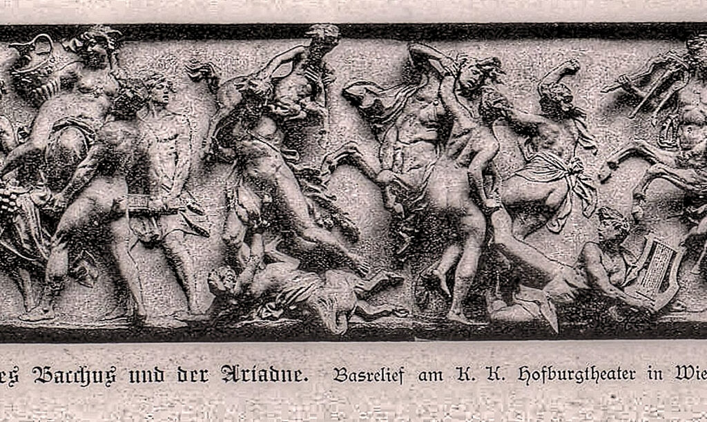 Rudolf Weyr - bildhauer - Triumphzug des Bacchus und der Ariadne, basrelief 
