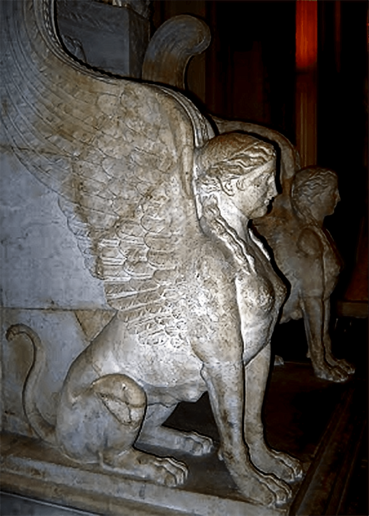 Greco-Roman Sphinx Chair