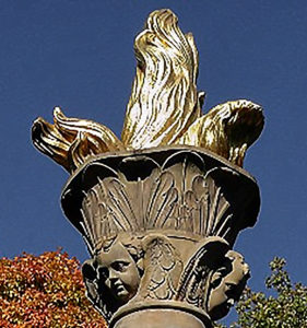 The Flames Bowl On Angel Heads - Friedrich Wilhelm Döll - Symbolize The Emanation Of The Christian Faith Over Thuringia Unity Of Lutheran Reformed and Catholic Church
