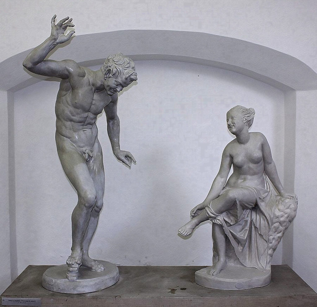Galerie Antickeho Umeniv Hostinnem - Invitation to the Dance, plaster reconstruction, Wilhelm Klein