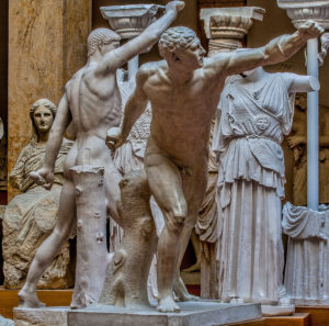 Borghese Warrior - Hellenistic, Greco-Roman - Louvre Museum, Paris, Plaster Munich