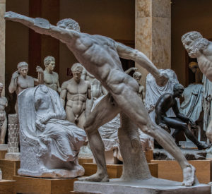 Borghese Warrior - Hellenistic, Greco-Roman - Louvre Museum, Paris, Plaster Munich