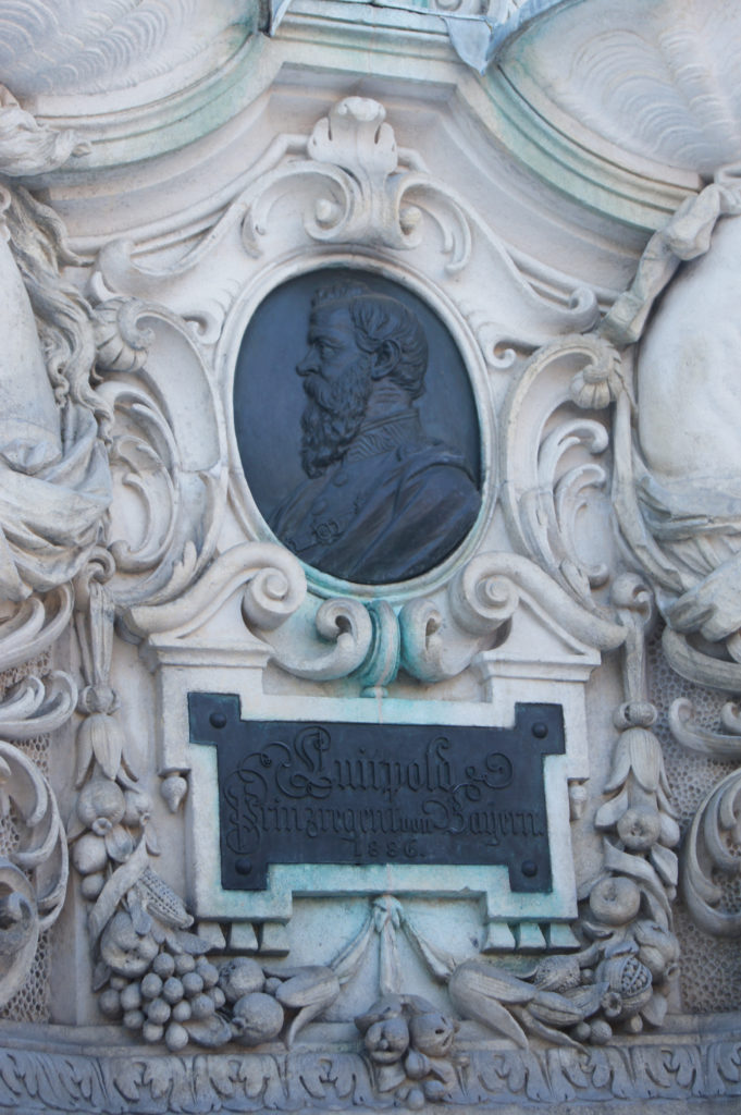 Georg Leistner, sculptor, Paulibrunnen 1889, Erlangen, Market Place, Germany
